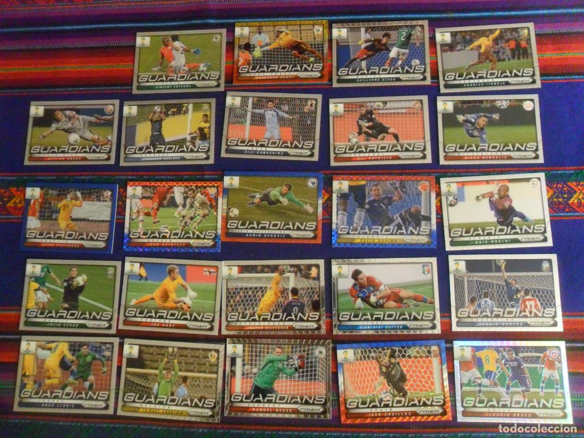 Cromos de F&uacute;tbol: 24 CROMO PRIZM GUARDIANS FIFA WORLD CUP BRASIL 2014, DI MARIA VS DANI ALVES NEYMAR HERN&Aacute;NDEZ PANINI.