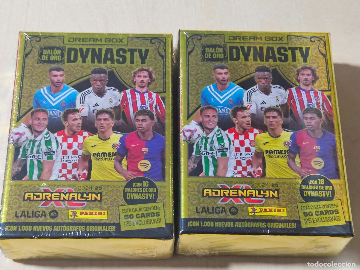 Cromos de F&uacute;tbol: LOTE RESERVADO - ADRENALYN XL LA LIGA 2024/25 DREAM BOX DYNASTY 50 CARTAS