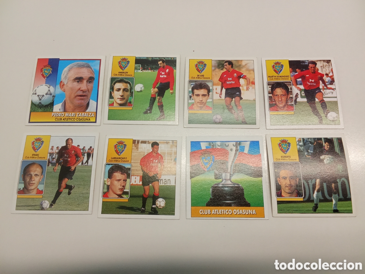 Cromos de F&uacute;tbol: ENTRENADOR ZABALZA OSASUNA LIGA ESTE 92 93 NUNCA PEGADO