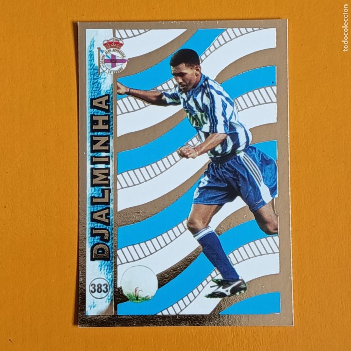 Cromos de F&uacute;tbol: 383 DJALMINHA. EL MEJOR 97-98. DEPORTIVO LA CORU&Ntilde;A. LAS FICHAS DE LA LIGA 98-99. MUNDICROMO