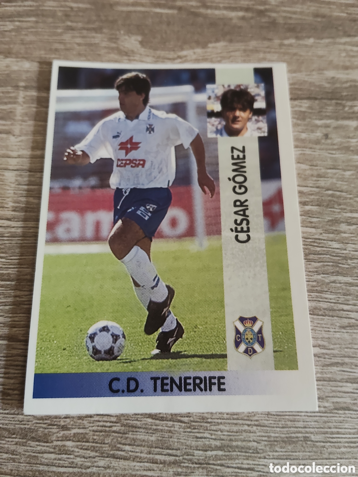 Cromos de F&uacute;tbol: Panini liga 1996 1997 96 97 70 C&eacute;sar G&oacute;mez Tenerife