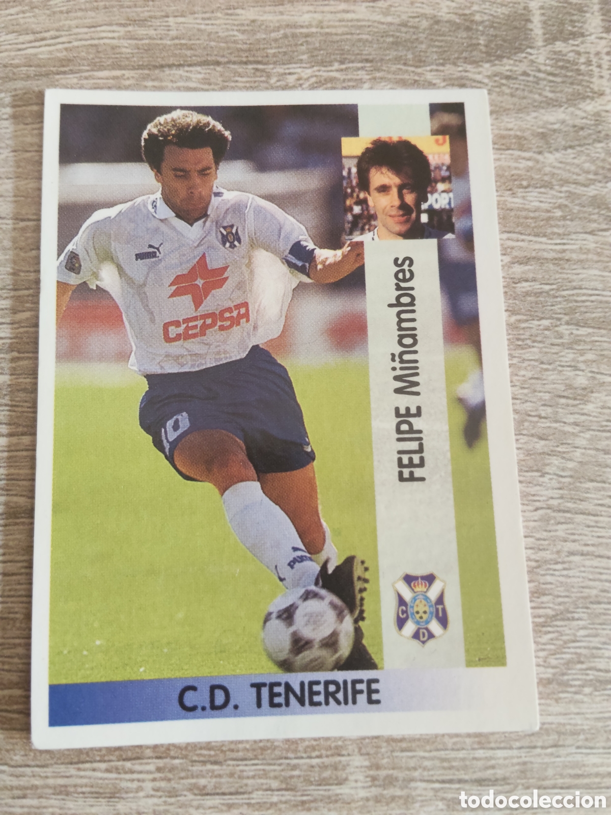 Cromos de F&uacute;tbol: Panini liga 1996 1997 96 97 76 Felipe Tenerife