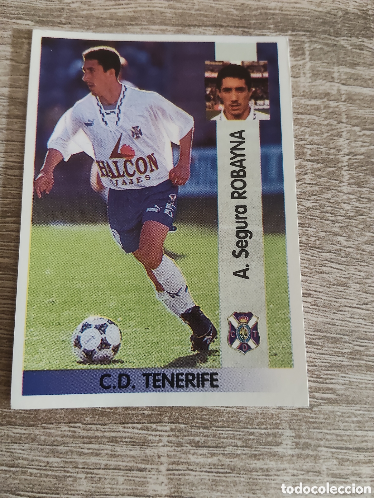 Cromos de F&uacute;tbol: Panini liga 1996 1997 96 97 77 Robayna Tenerife