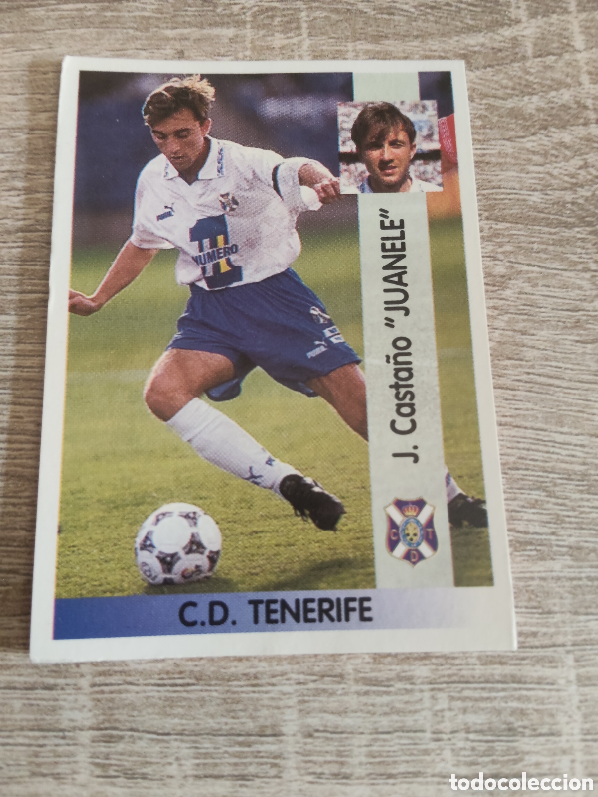 Fu&szlig;ball-Sticker: Panini liga 1996 1997 96 97 78 Juanele Tenerife