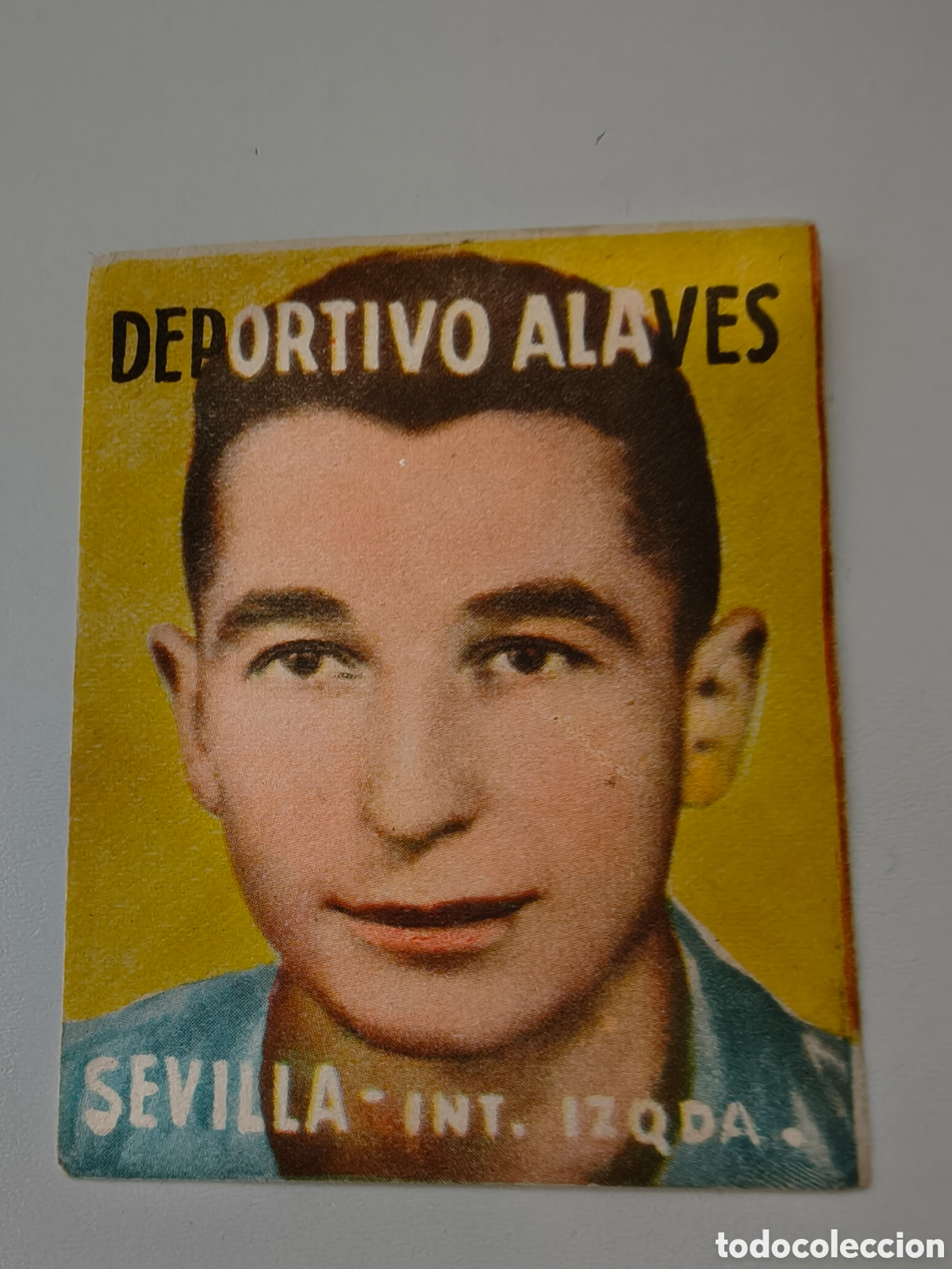 Fu&szlig;ball-Sticker: Sevilla Deportivo Alav&eacute;s Fher 1943 despegado.