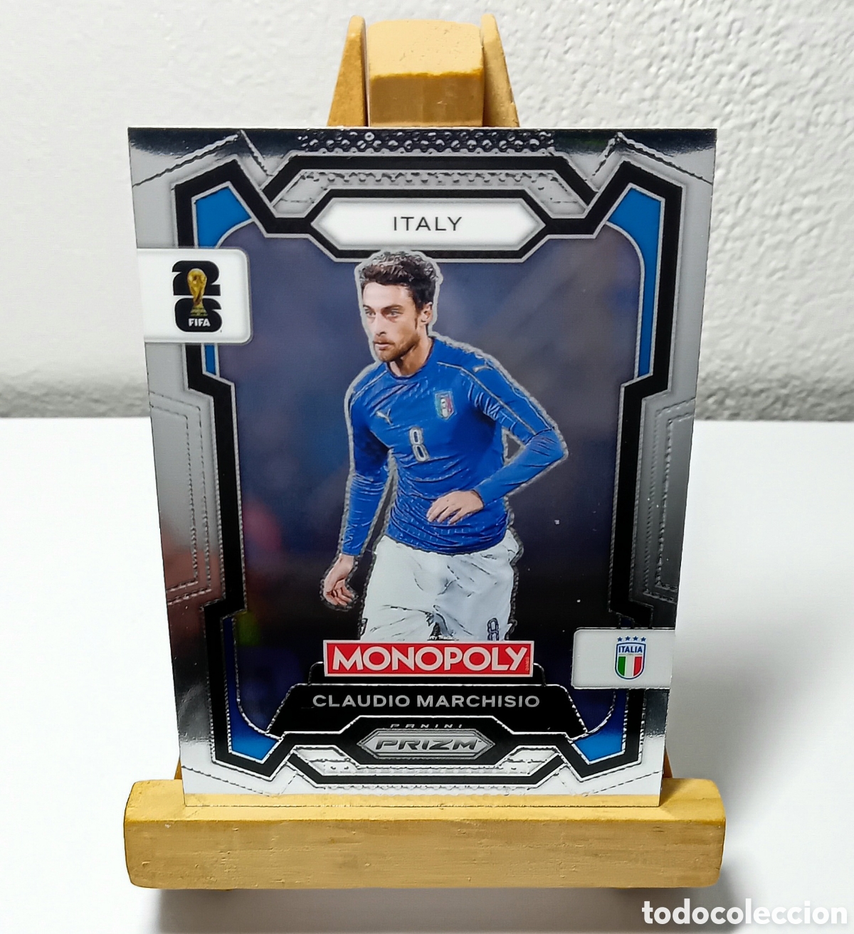 Fu&szlig;ball-Sticker: CLAUDIO MARCHISIO 2026 ITALIA MONOPOLY PRIZM PANINI N&deg;38.