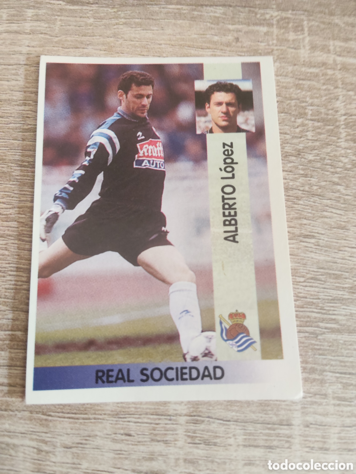 Fu&szlig;ball-Sticker: Panini liga 1996 1997 96 97 97 Alberto Real Sociedad
