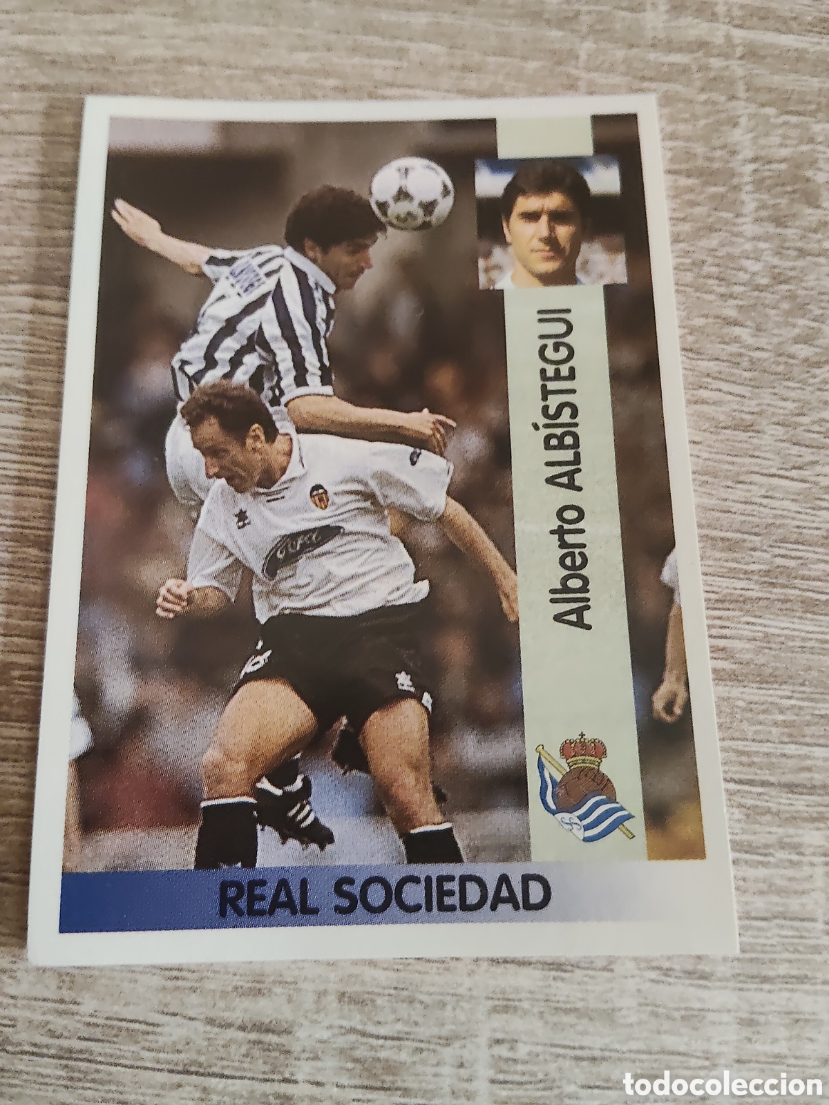 Cromos de F&uacute;tbol: Panini liga 1996 1997 96 97 100 Albistegui Real Sociedad