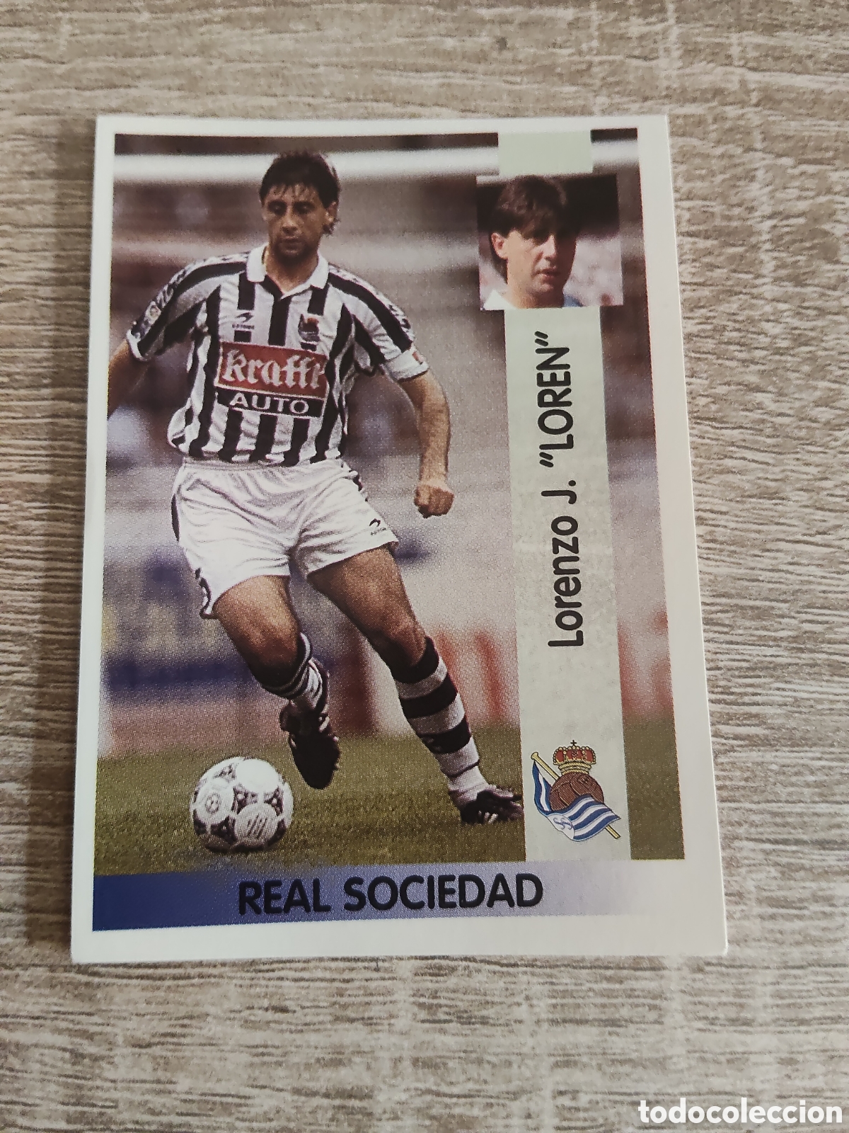 Cromos de F&uacute;tbol: Panini liga 1996 1997 96 97 101 Loren Real Sociedad