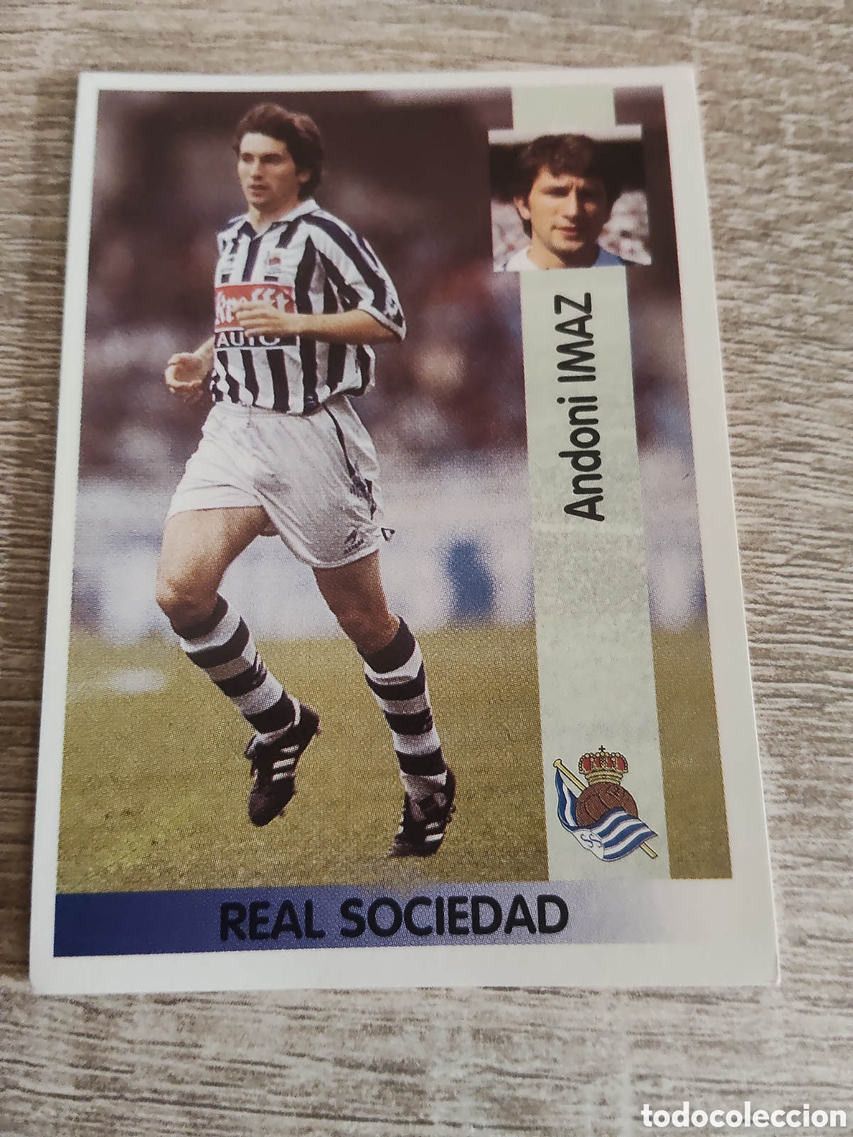 Cromos de F&uacute;tbol: Panini liga 1996 1997 96 97 103 Imaz Real Sociedad