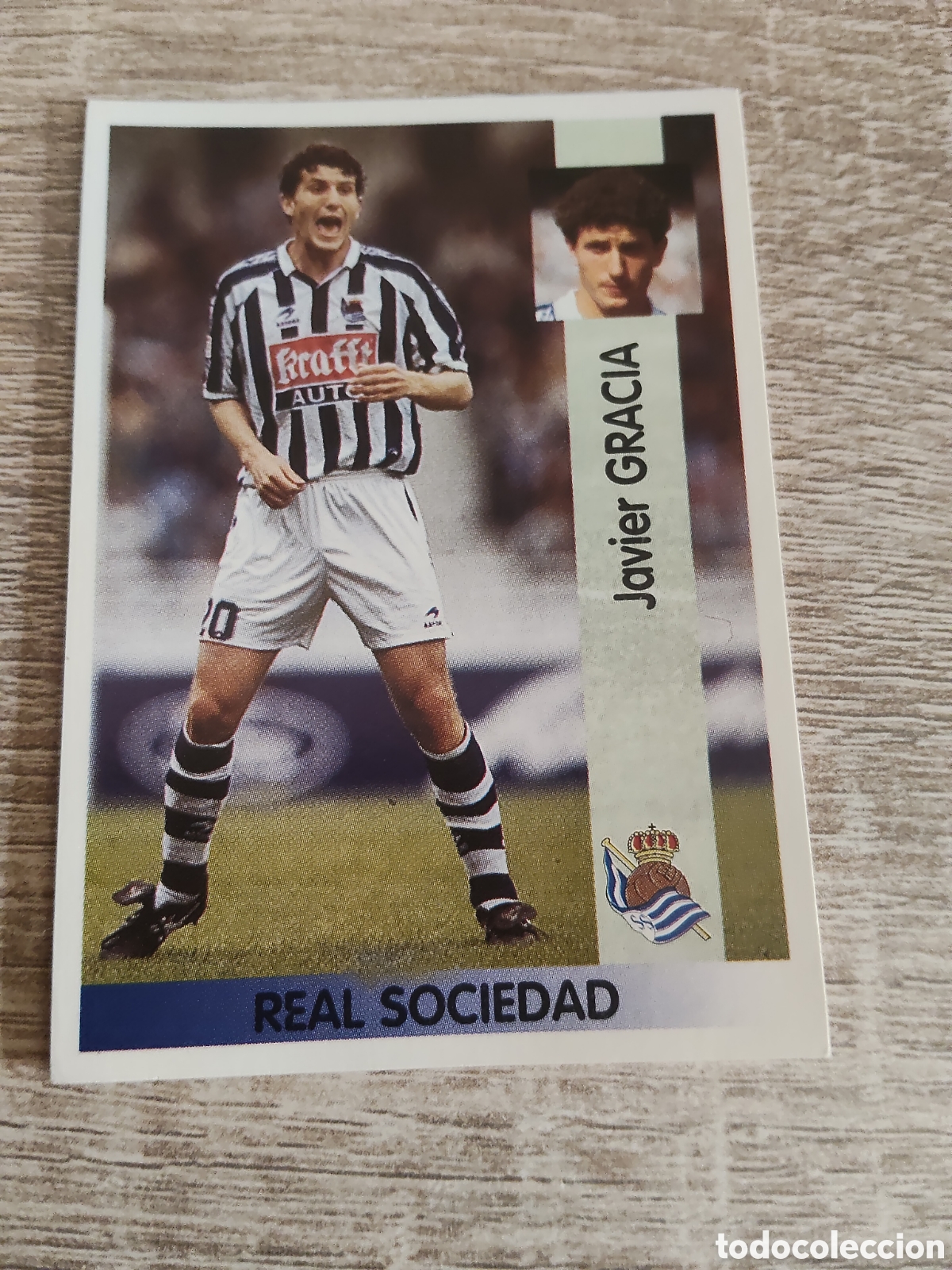 Cromos de F&uacute;tbol: Panini liga 1996 1997 96 97 104 Gracia Real Sociedad