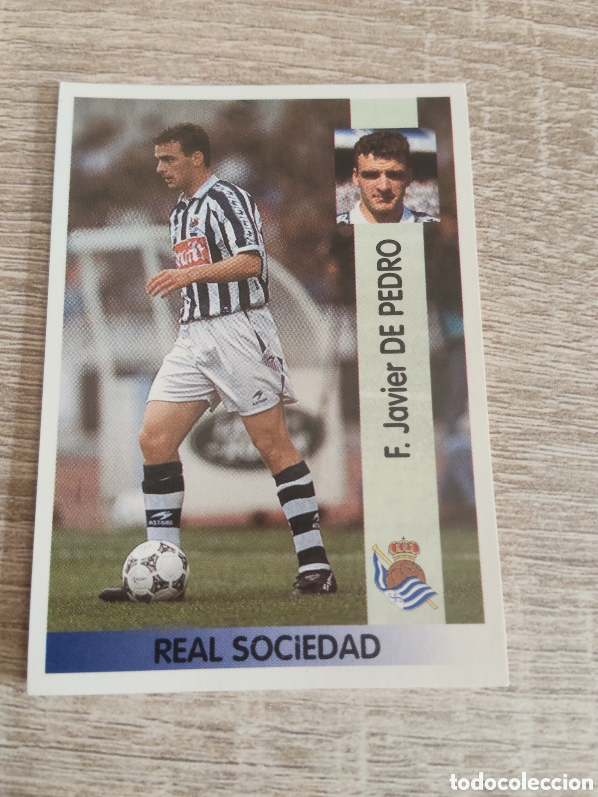 Cromos de F&uacute;tbol: Panini liga 1996 1997 96 97 106 De Pedro Real Sociedad