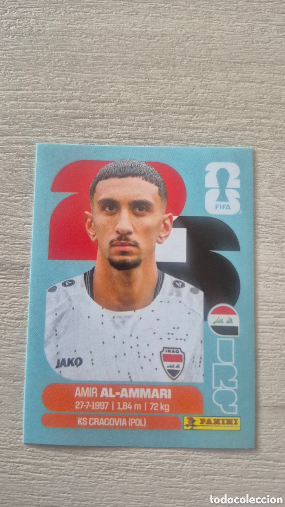 Cromos de F&uacute;tbol: IRQ10 Al-Ammari FIFA World Cup 2026