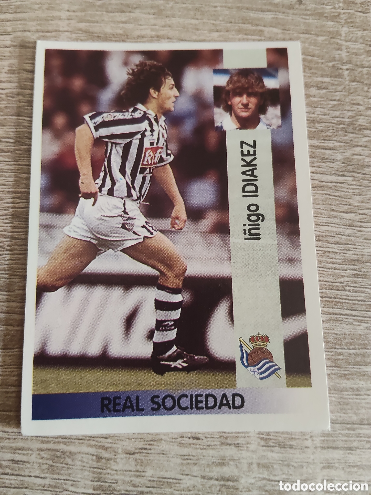 Cromos de F&uacute;tbol: Panini liga 1996 1997 96 97 107 Idiakez Real Sociedad