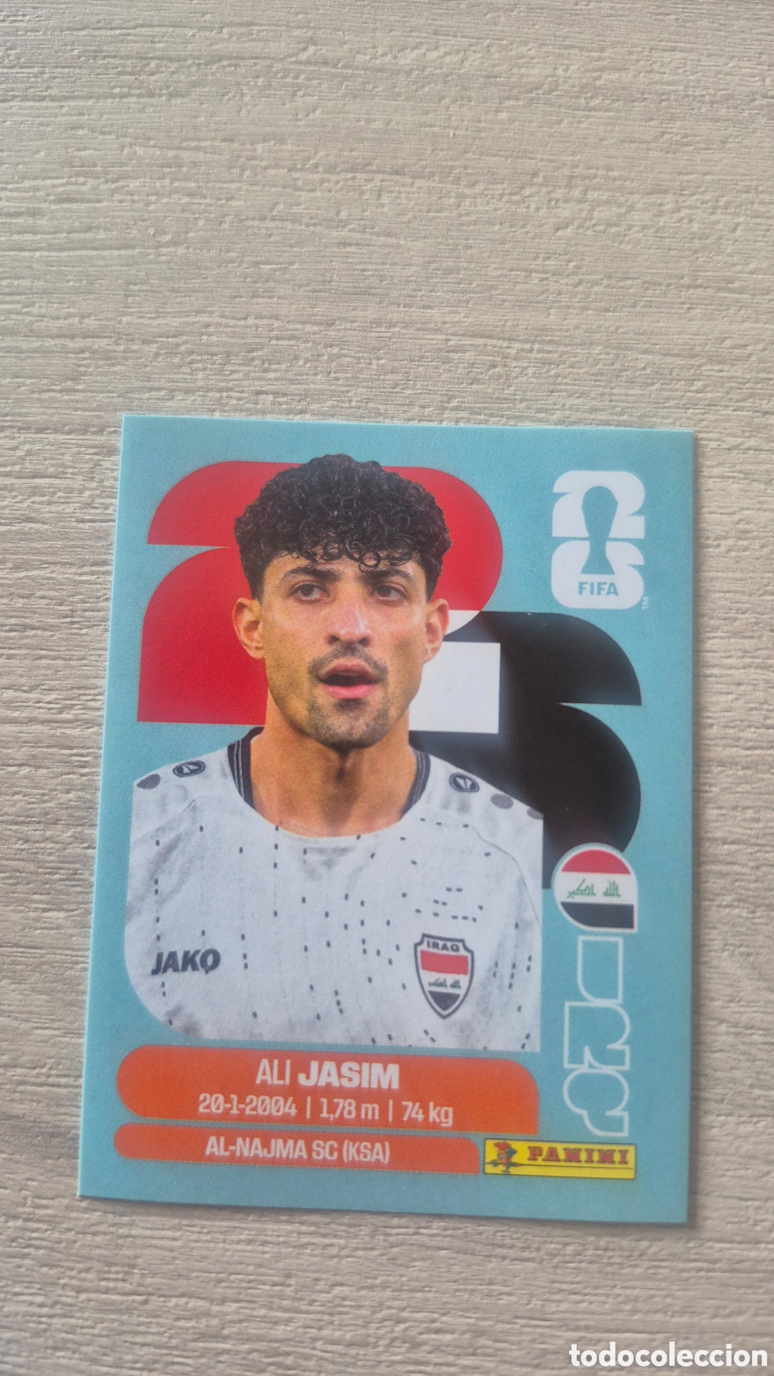 Cromos de F&uacute;tbol: IRQ12 Jasim FIFA World Cup 2026