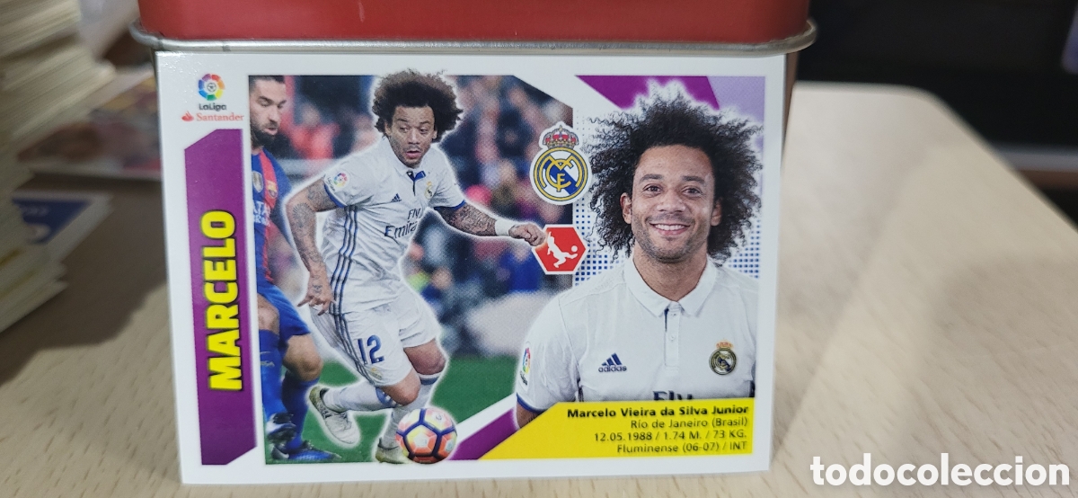 Cromos de Futebol: MARCELO REAL MADRID CROMO N&ordm; 7 LIGA ESTE 2017-2018 17 18 PANINI