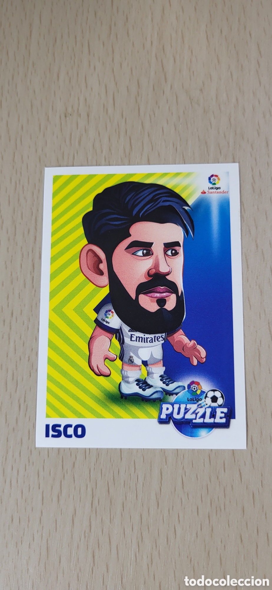 Cartes &agrave; collectionner de Football: PUZZLE CROMO N&ordm; 6 ISCO REAL MADRID LIGA ESTE 2017-2018 17 18 PANINI