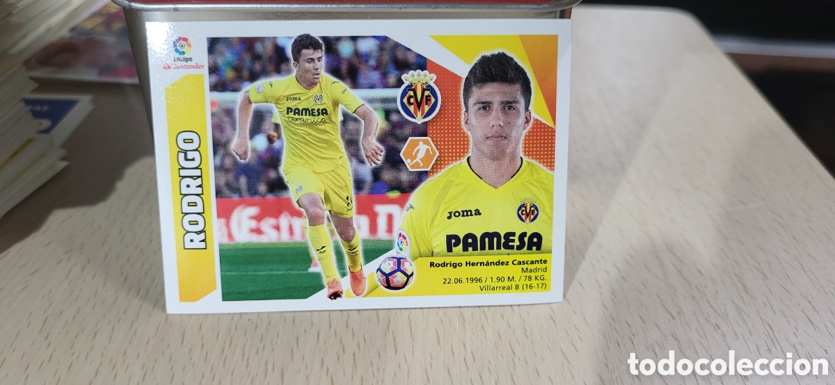 Football Stickers: RODRIGO VILLARREAL CROMO N&ordm; 10 A LIGA ESTE 2017-2018 17 18 PANINI