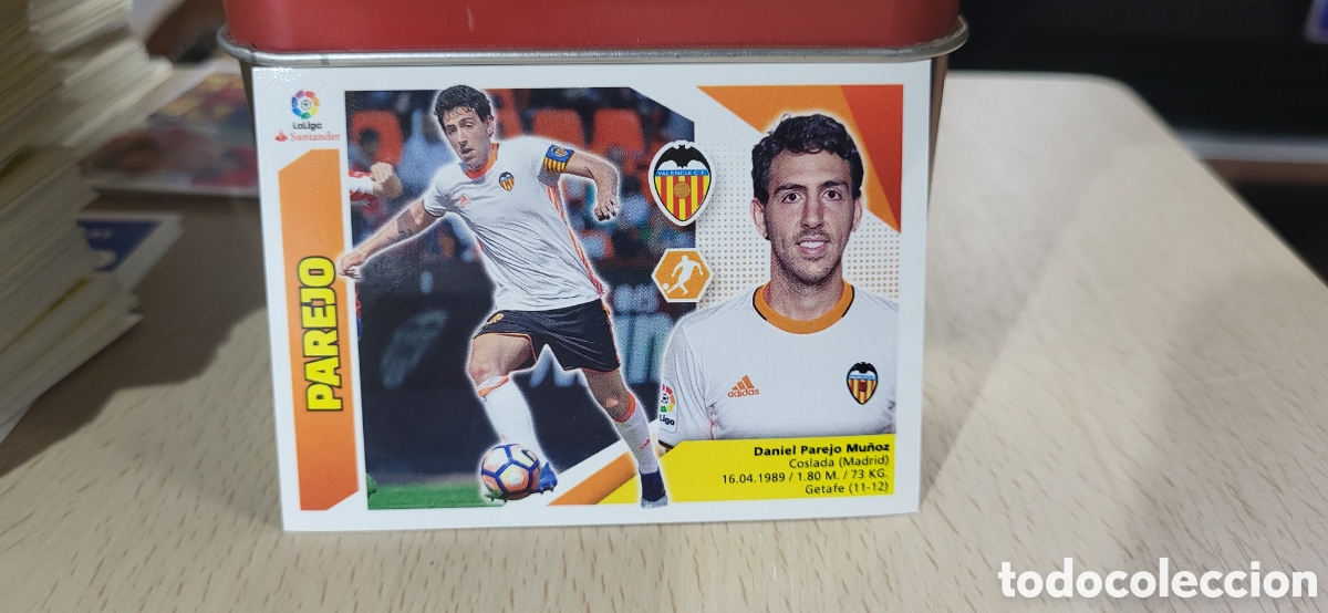 Cartes &agrave; collectionner de Football: PAREJO VALENCIA CROMO N&ordm; 11 LIGA ESTE 2017-2018 17 18 PANINI