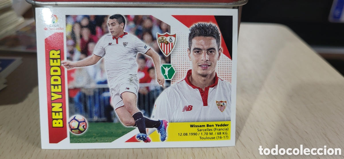 Cromos de Futebol: BEN YEDDER SEVILLA CROMO N&ordm; 16 LIGA ESTE 2017-2018 17 18 PANINI