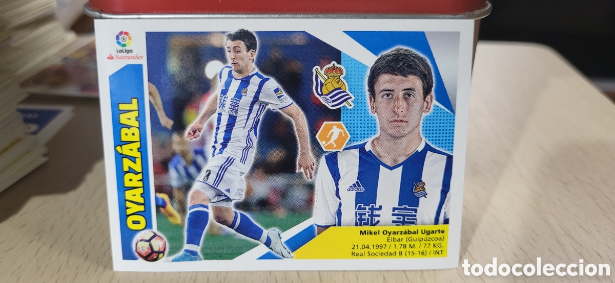 Figurine di Calcio: OYARZABAL REAL SOCIEDAD CROMO N&ordm; 13 LIGA ESTE 2017-2018 17 18 PANINI