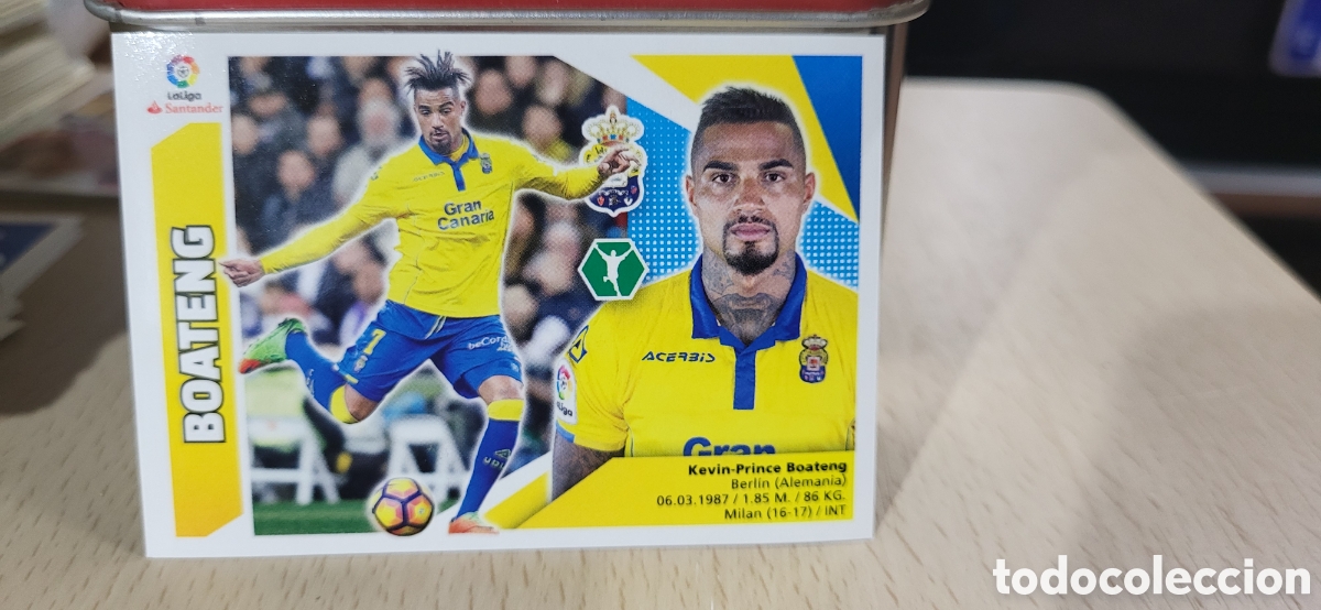 Figurine di Calcio: BOATENG LAS PALMAS CROMO N&ordm; 14 LIGA ESTE 2017-2018 17 18 PANINI