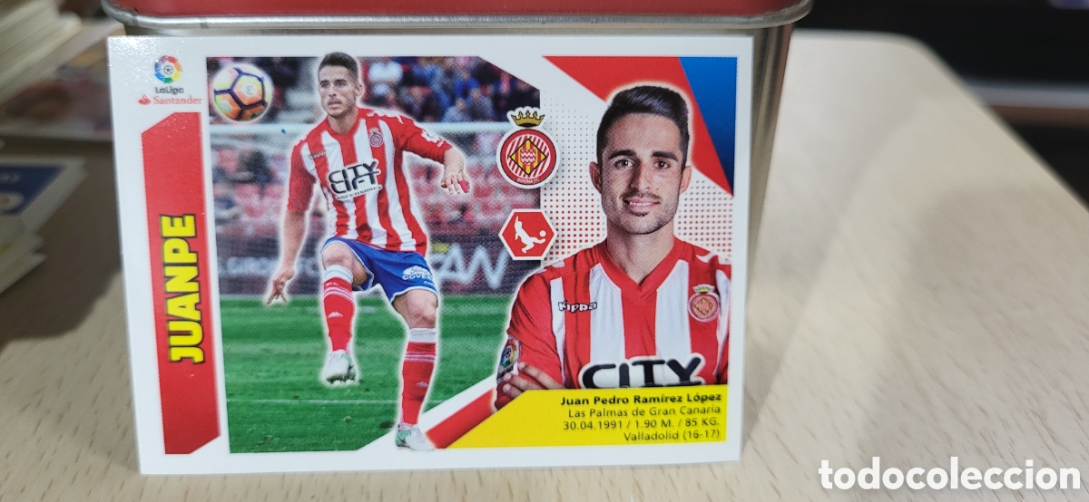 Football Stickers: JUANPE GIRONA CROMO N&ordm; 6 LIGA ESTE 2017-2018 17 18 PANINI