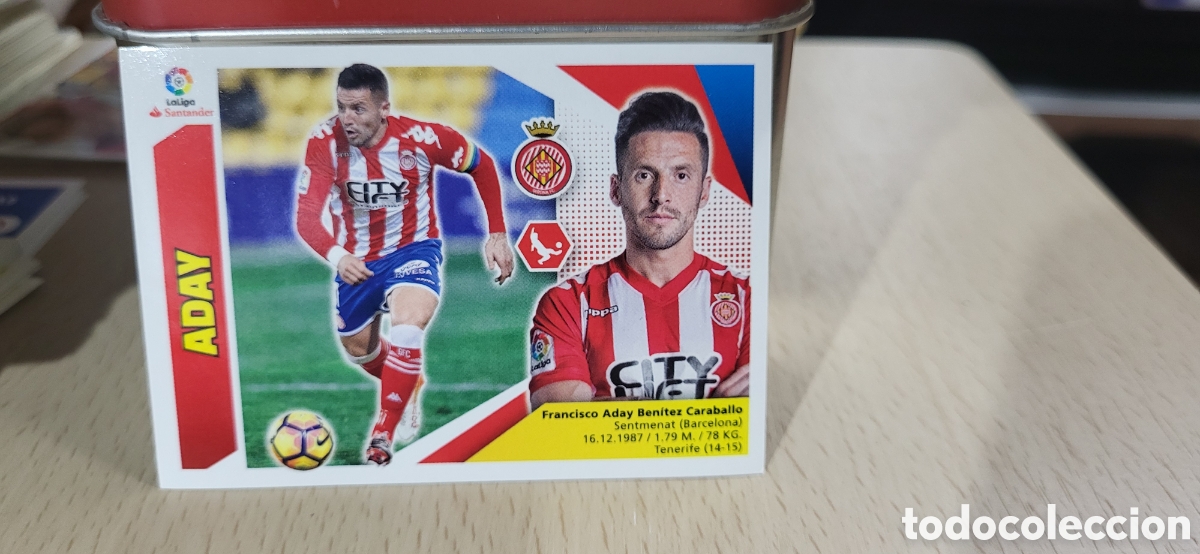 Football Stickers: ADAY GIRONA CROMO N&ordm; 7 LIGA ESTE 2017-2018 17 18 PANINI