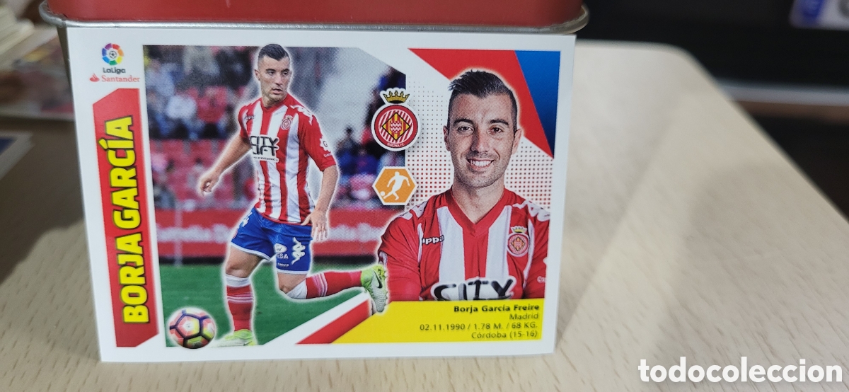 Football Stickers: BORJA GARCIA GIRONA CROMO N&ordm; 12 LIGA ESTE 2017-2018 17 18 PANINI