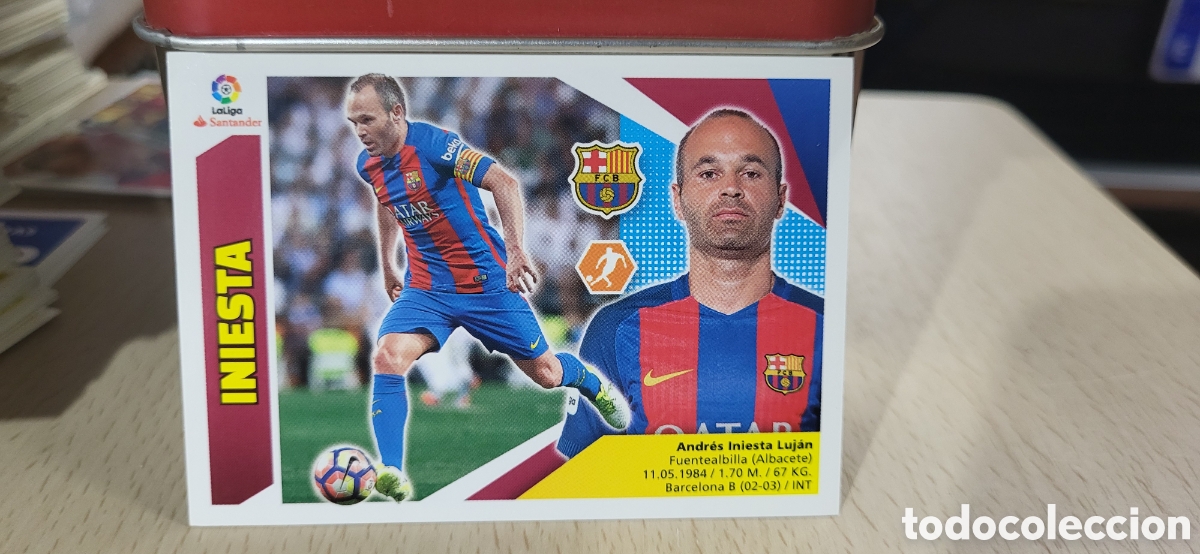 Football Stickers: INIESTA F.C. BARCELONA BAR&Ccedil;A CROMO N&ordm; 11 LIGA ESTE 2017-2018 17 18 PANINI