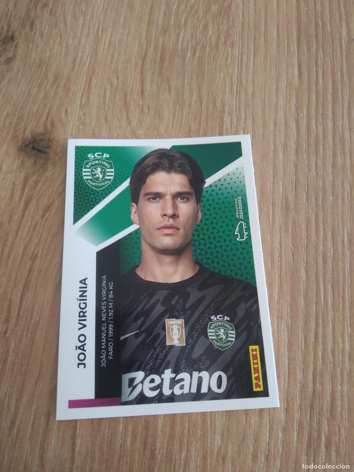 Cromos de F&uacute;tbol: 306 JOAO VIRGINIA SPORTING CROMO FUTBOL PANINI PORTUGAL 25-26 FUTEBOL LIGA BETCLIC 2025-2026