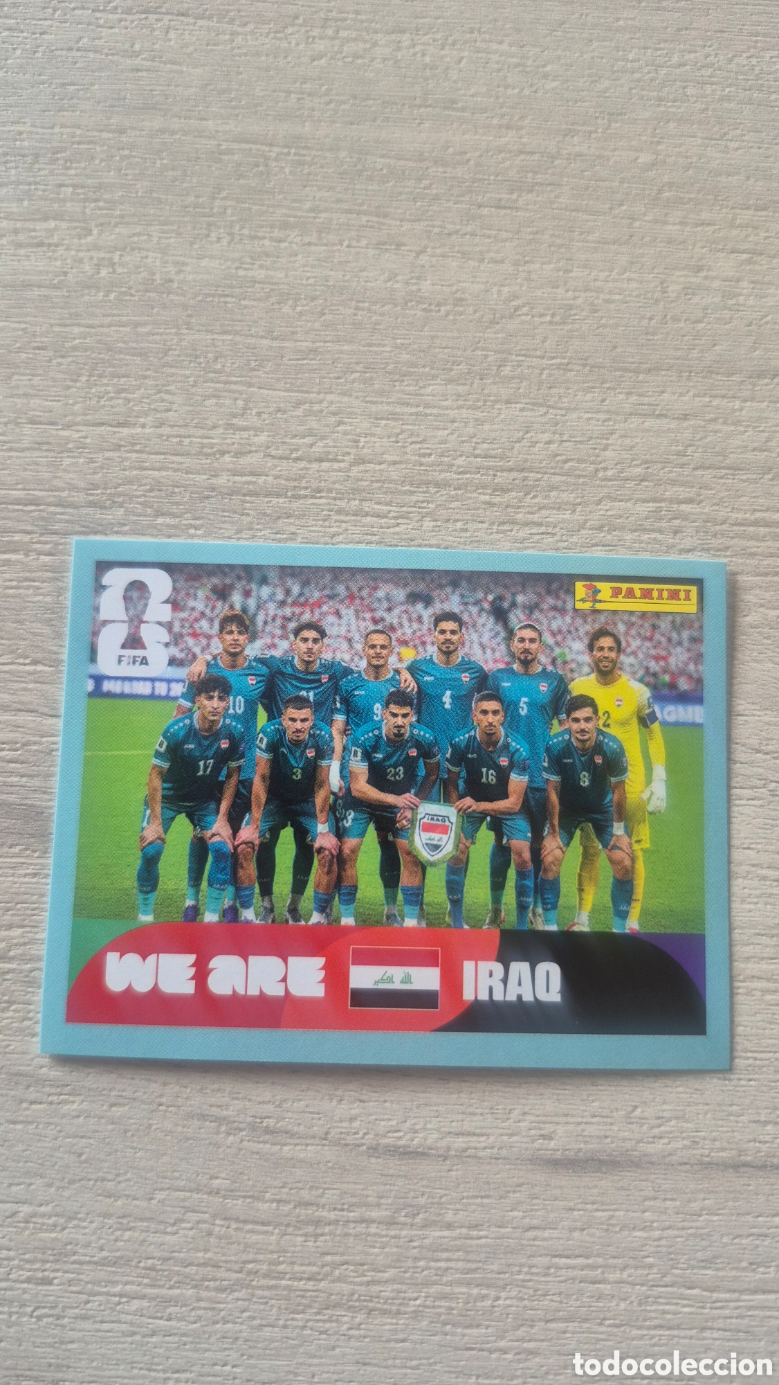 Cromos de F&uacute;tbol: IRQ13 Plantilla Iraq FIFA World Cup 2026