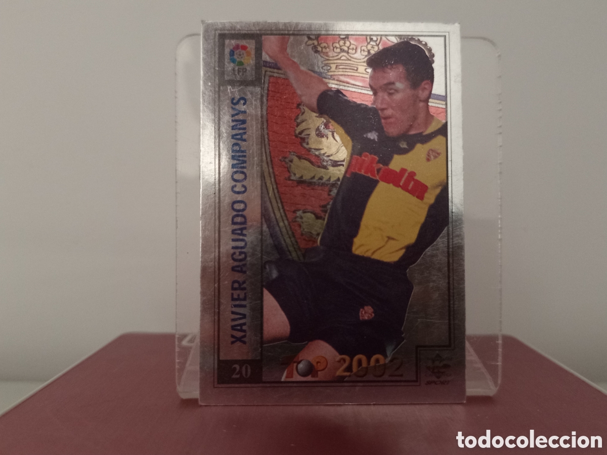 Cromos de F&uacute;tbol: ❇️ CROMO ⚽ AGUADO ZARAGOZA 20 TOP 2002 01 02 2001 2002 MUNDICROMO ❇️