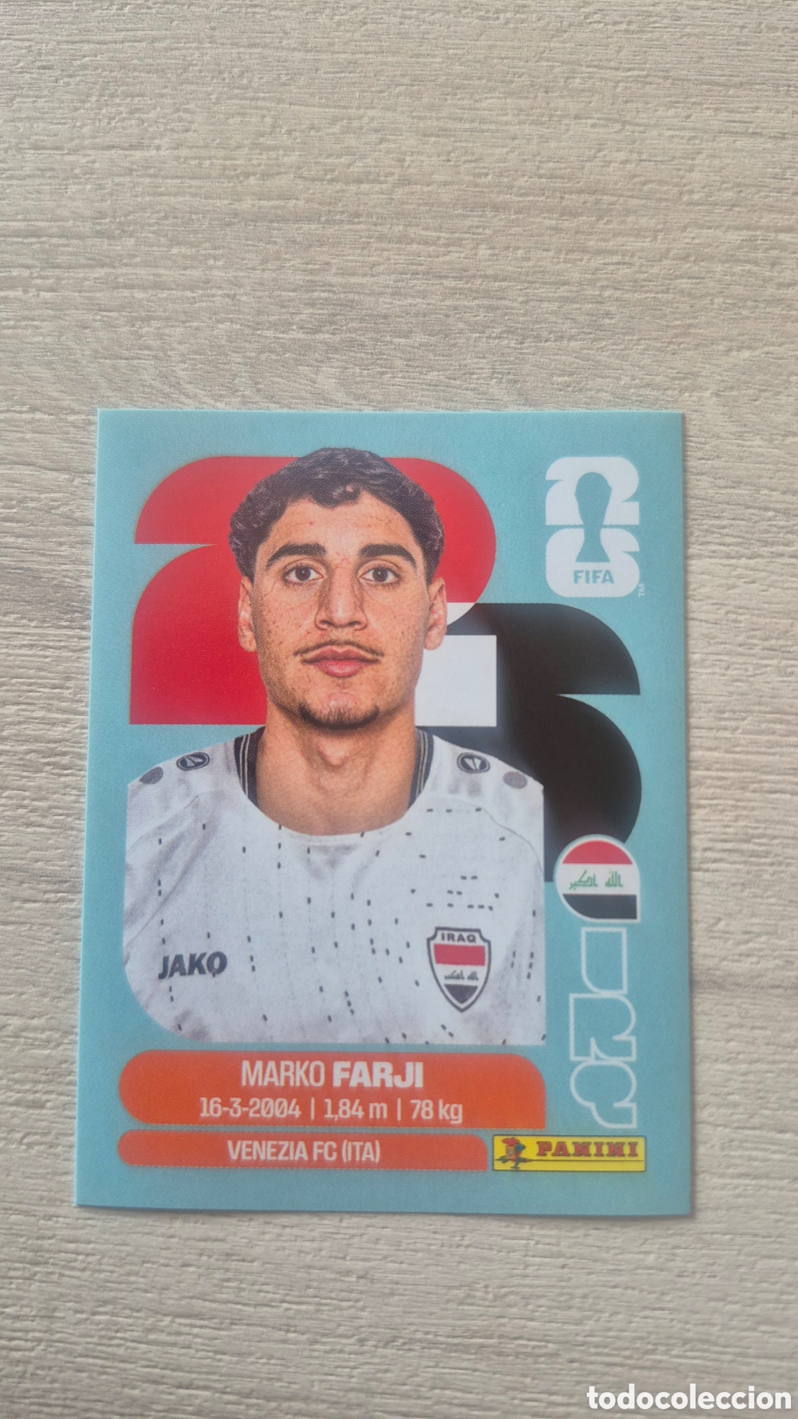 Cromos de F&uacute;tbol: IRQ16 Farji FIFA World Cup 2026