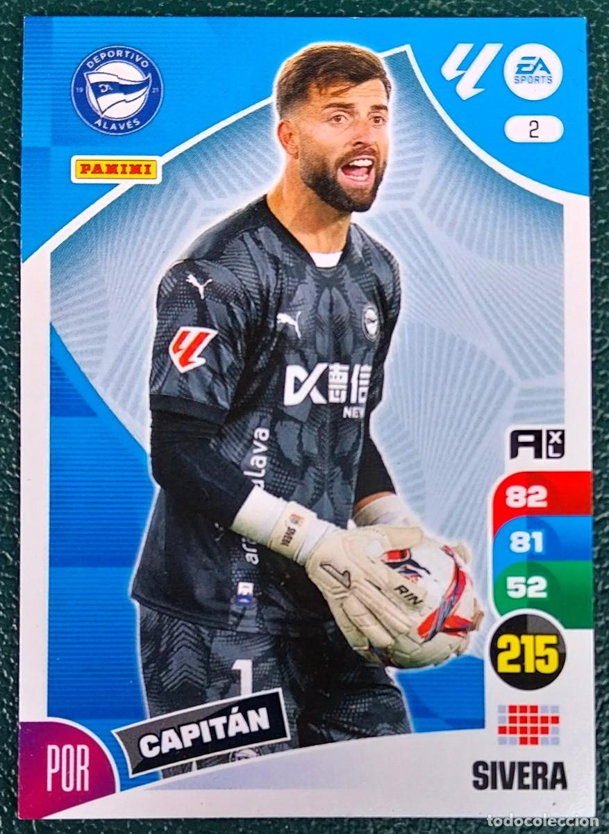 Cromos de F&uacute;tbol: 2 SIVERA DEPORTIVO ALAVES FICHAS ALBUM ADRENALYN XL 2024 2025 24 25