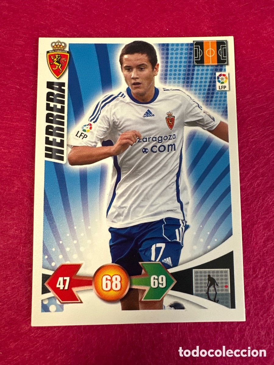 Figurine di Calcio: ANDER HERRERA(R.ZARAGOZA) ROOKIE ADRENALYN LIGA 2009-2010 09 10 PANINI TRADING CARD