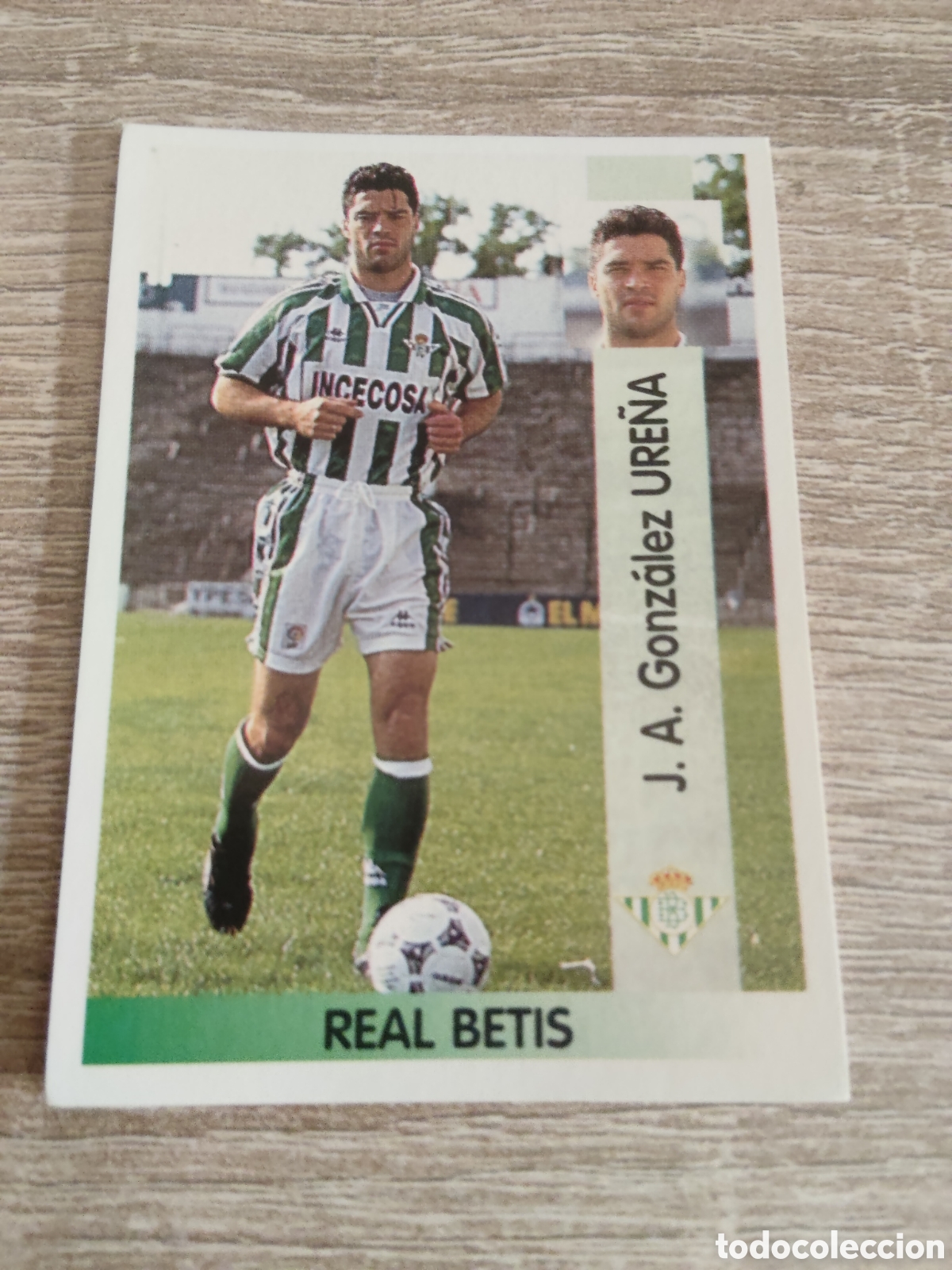 Cromos de F&uacute;tbol: Panini liga 1996 1997 96 97 115 Ure&ntilde;a Real Betis