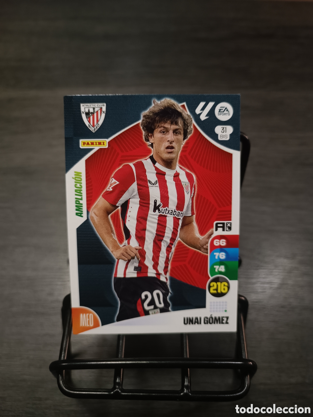 Cromos de F&uacute;tbol: 2024 2025 Unai G&oacute;mez 31 Bis Adrenalyn Xl