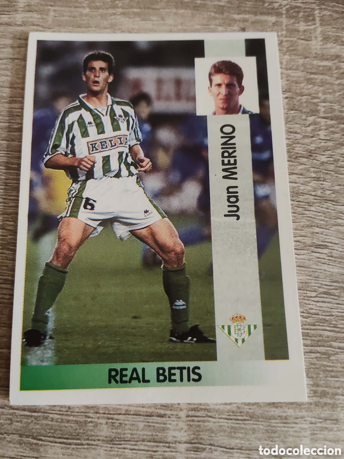 Cromos de F&uacute;tbol: Panini liga 1996 1997 96 97 119 Merino Real Betis