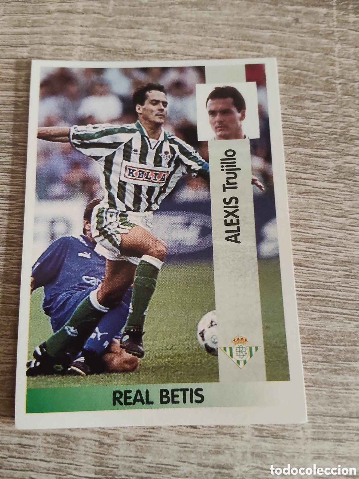 Cromos de F&uacute;tbol: Panini liga 1996 1997 96 97 121 Trujillo Real Betis