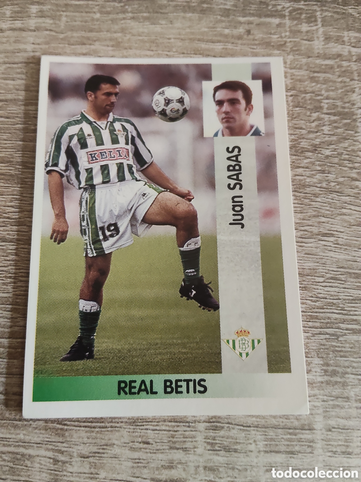 Cromos de F&uacute;tbol: Panini liga 1996 1997 96 97 124 Sabas Real Betis