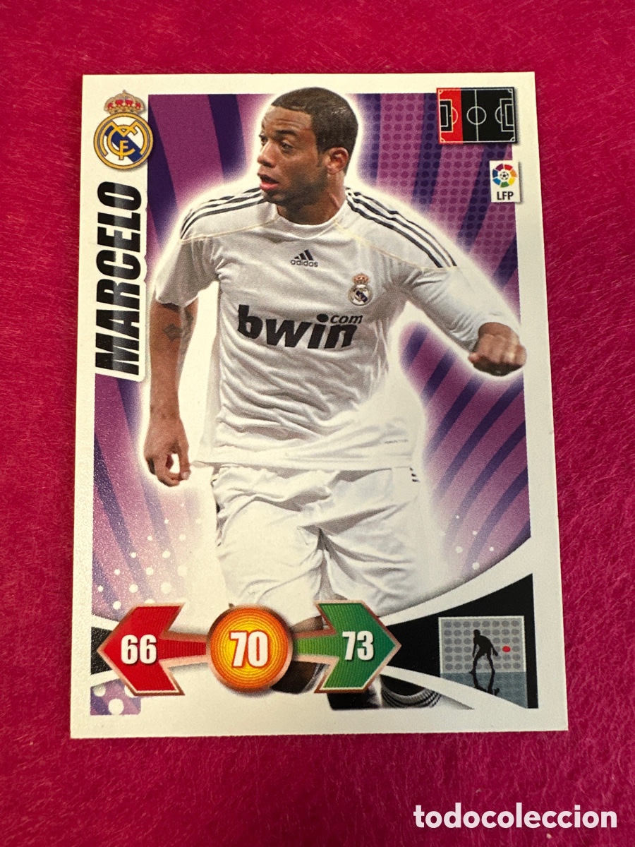 Cromos de Futebol: MARCELO (R.MADRID) ROOKIE ADRENALYN LIGA 2009-2010 09 10 PANINI TRADING CARD