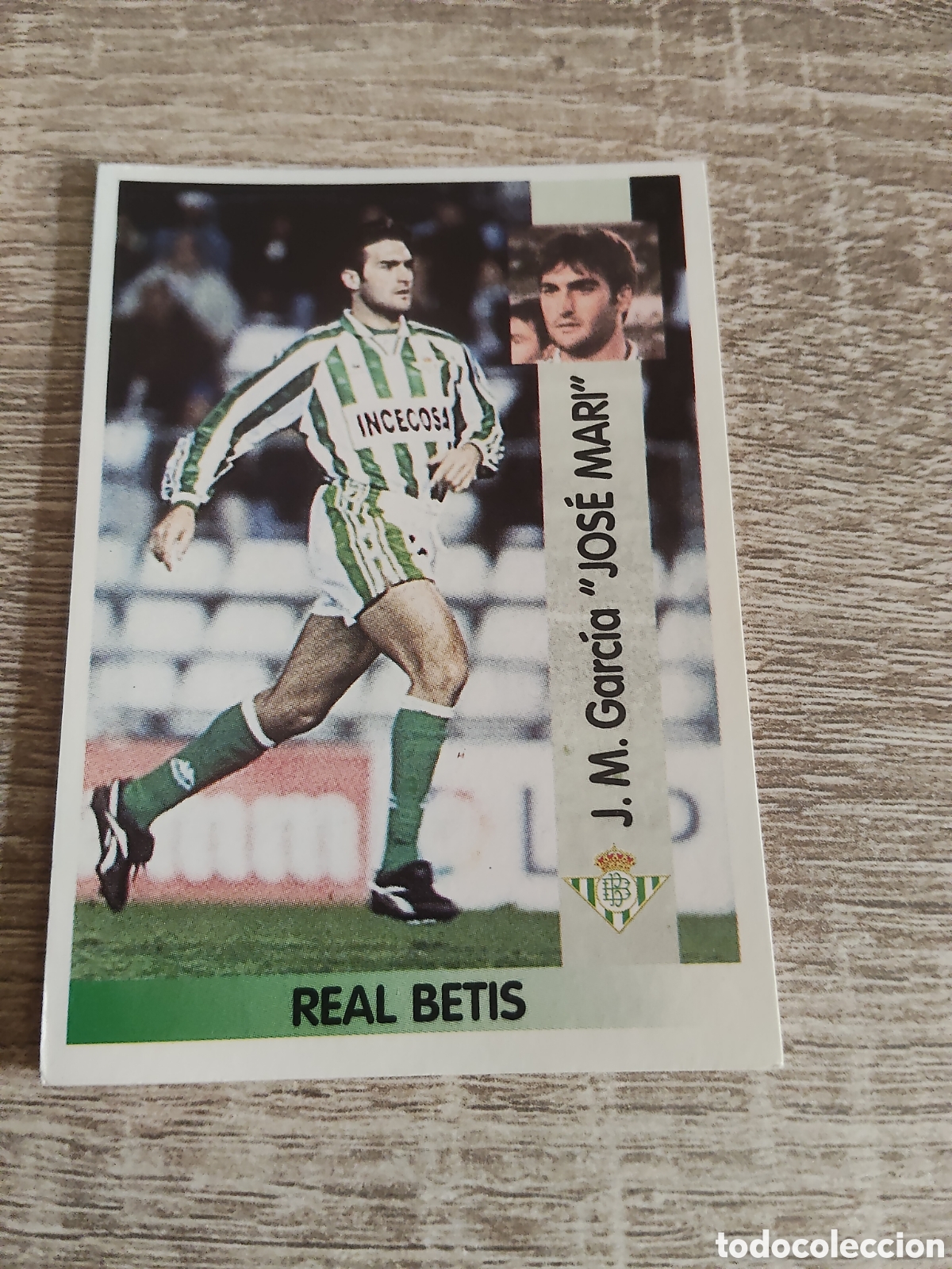 Cromos de F&uacute;tbol: Panini liga 1996 1997 96 97 125 Jos&eacute; Mari Real Betis