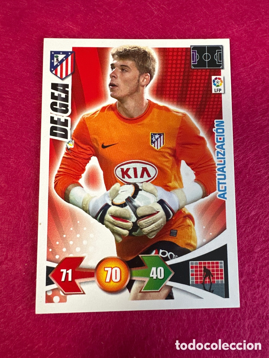 Figurine di Calcio: DE GEA (AT.MADRID) ROOKIE ACTUALIZACION ADRENALYN LIGA 2009-2010 09 10 PANINI TRADING CARD