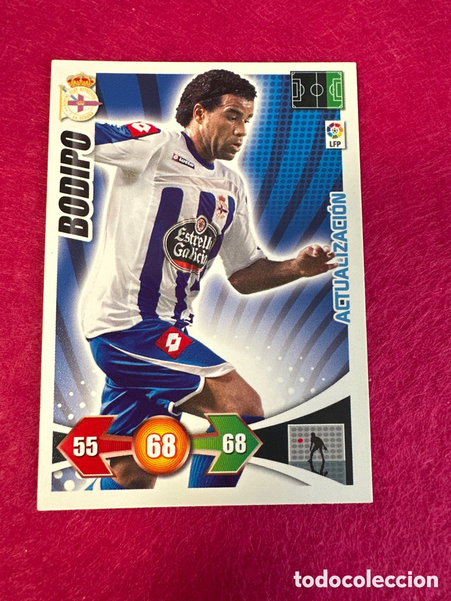 Fu&szlig;ball-Sticker: BODIPO(DEPORTIVO CORU&Ntilde;A) ACTUALIZACION ADRENALYN LIGA 2009-2010 09 10 PANINI TRADING CARD