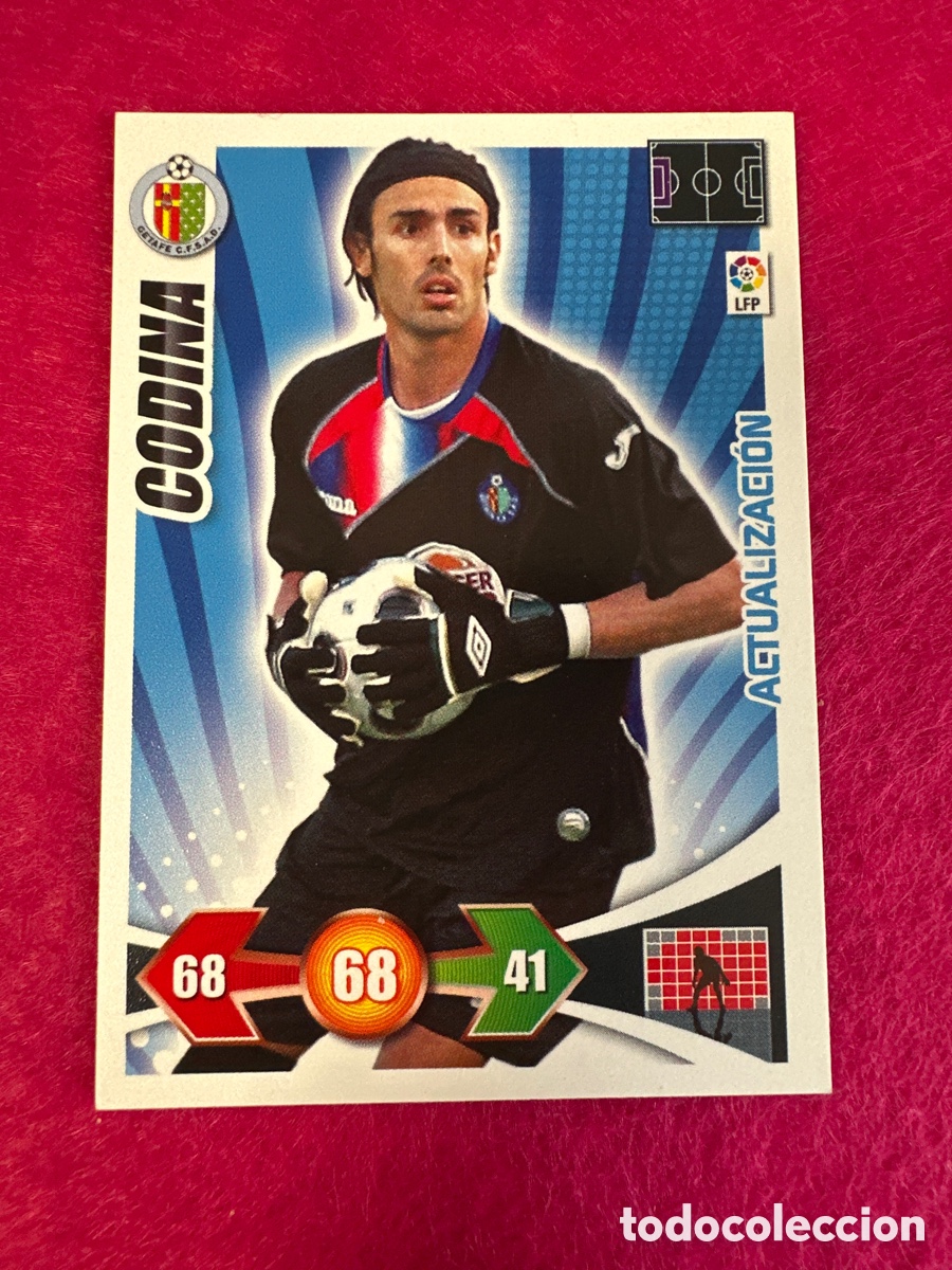 Fu&szlig;ball-Sticker: CODINA(GETAFE) ACTUALIZACION ADRENALYN LIGA 2009-2010 09 10 PANINI TRADING CARD