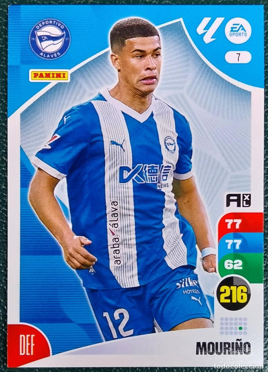 Football Stickers: 7 MOURI&Ntilde;O DEPORTIVO ALAVES FICHAS ALBUM ADRENALYN XL 2024 2025 24 25