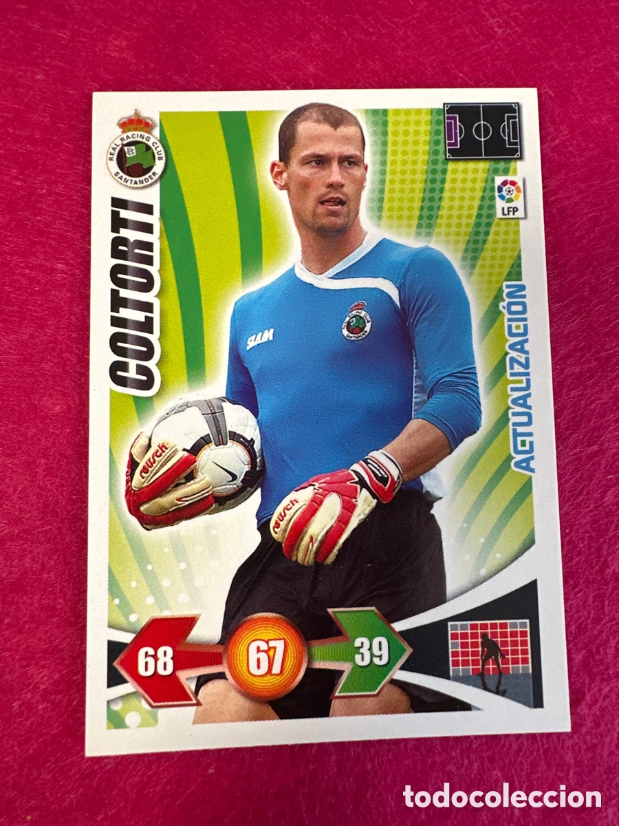 Football Stickers: COLTORTI (RACING SANTANDER) ACTUALIZACION ADRENALYN LIGA 2009-2010 09 10 PANINI TRADING CARD