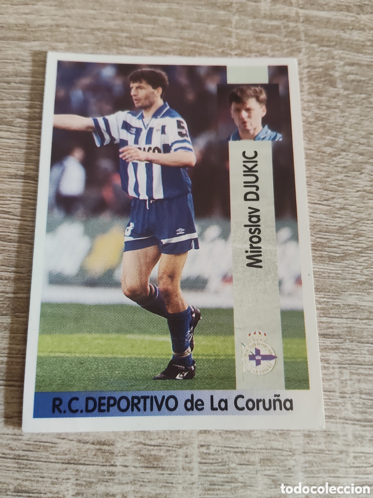 Football Stickers: Panini liga 1996 1997 96 97 132 Djukic Deportivo de la Coru&ntilde;a