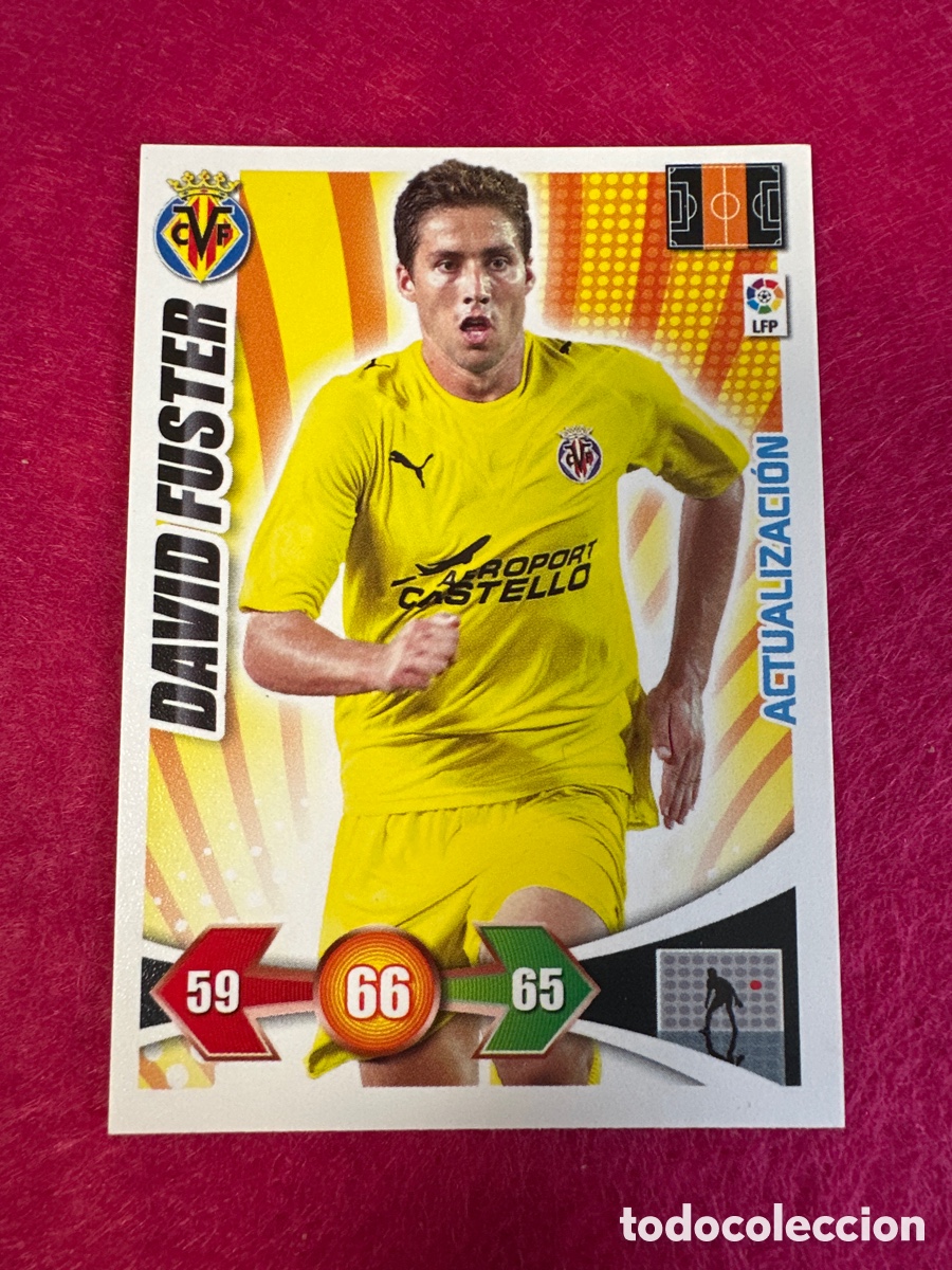 Cartes &agrave; collectionner de Football: DAVID FUSTER (VILLARREAL) ACTUALIZACION ADRENALYN LIGA 2009-2010 09 10 PANINI TRADING CARD
